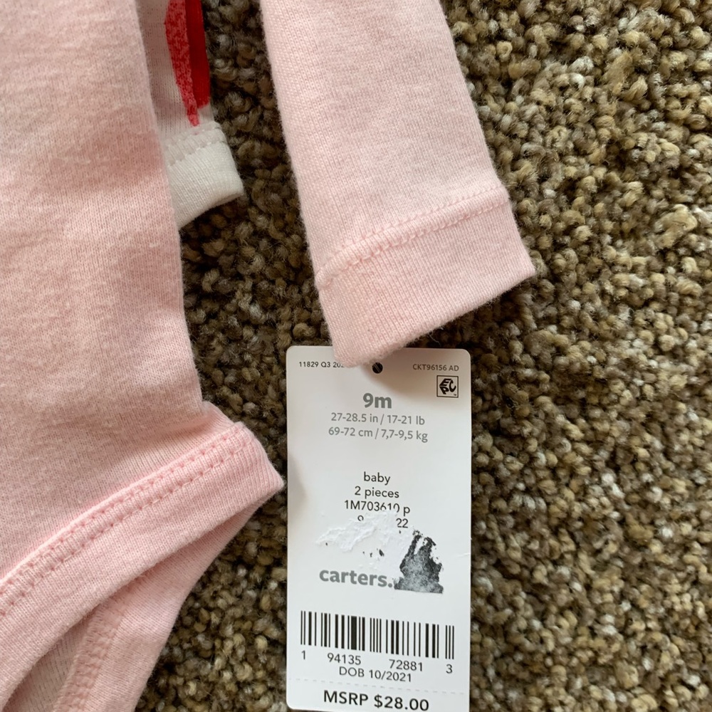 Baby girl valentines outfit